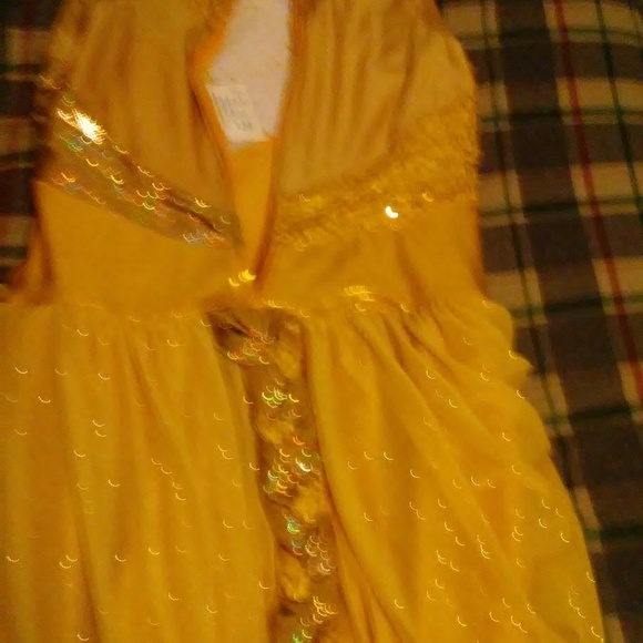 Beautiful Golden Prom Dress Fancy - Picture 5 of 7